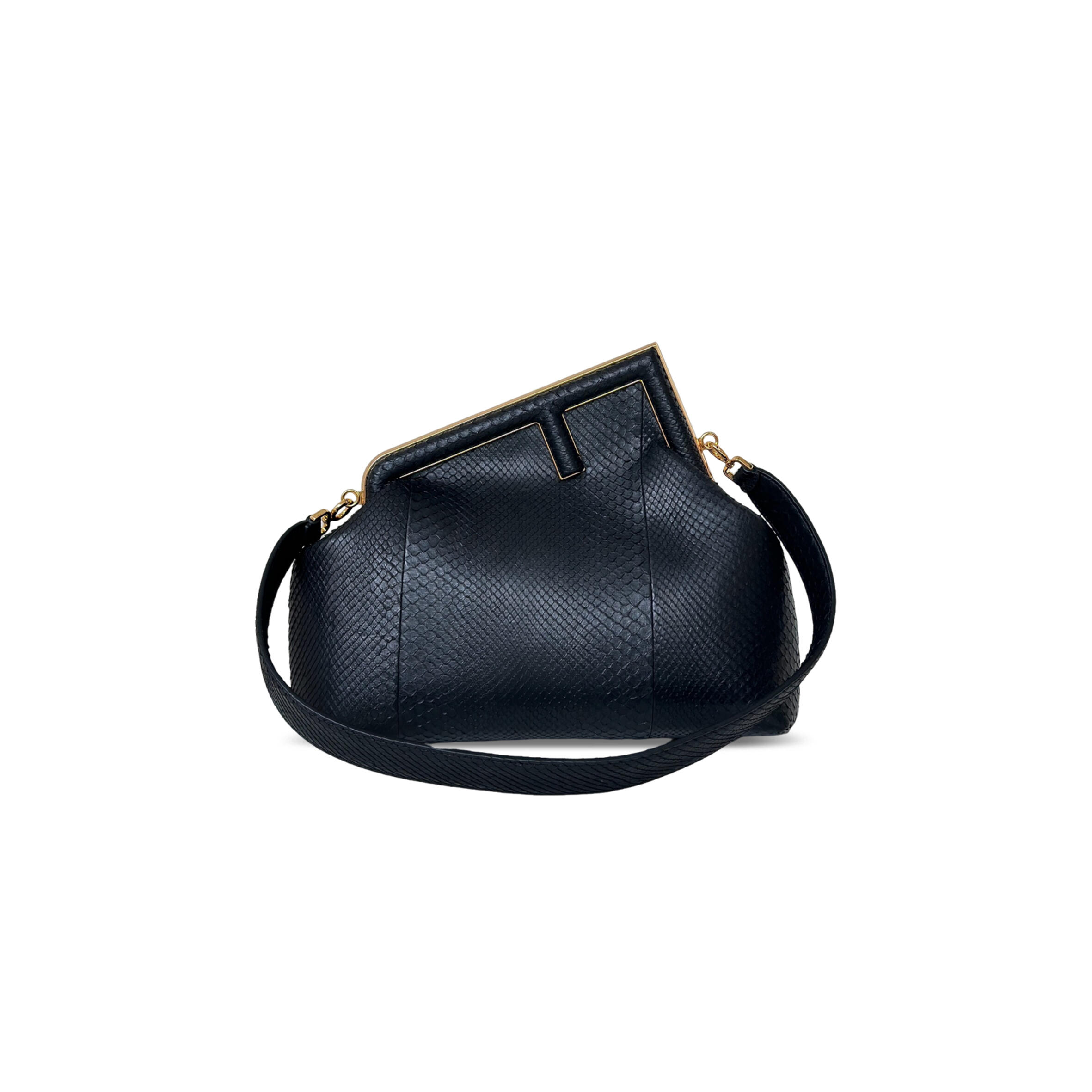 FENDI FIRST MEDIUM PYTHON LEATHER BAG 8BP127 (32.5*23.5*15cm)